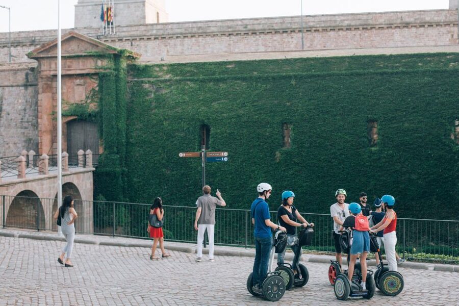 Barcelona: Montjuïc Guided Segway Tour - Getting Oriented Fast: Starting at Carrer del Correu Vell