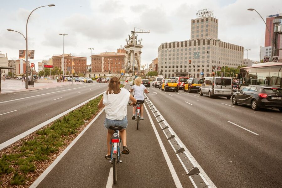 Barcelona Montjuic Three-Hour Bike Tour - Joan Miró Foundation rest stop and Miramar viewpoint for the big views