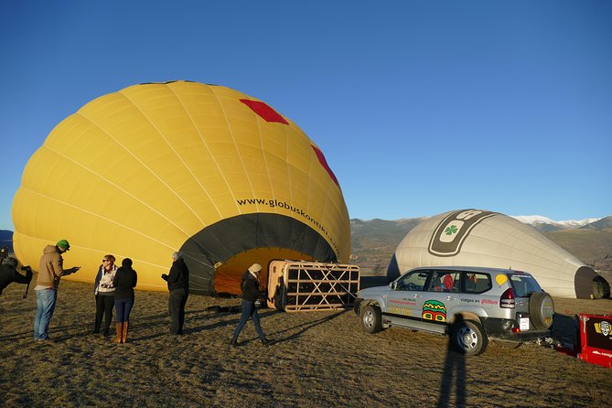 Barcelona: Montserrat Hot Air Balloon Ride with Champagne Toast - The after-landing moment: champagne toast and picnic snacks