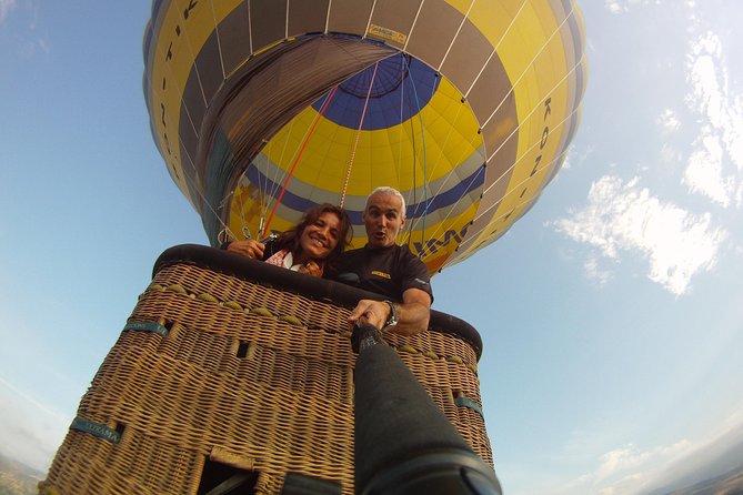 Barcelona: Montserrat Hot Air Balloon Ride with Champagne Toast - Meeting point, shared van pickup, and the small-group vibe
