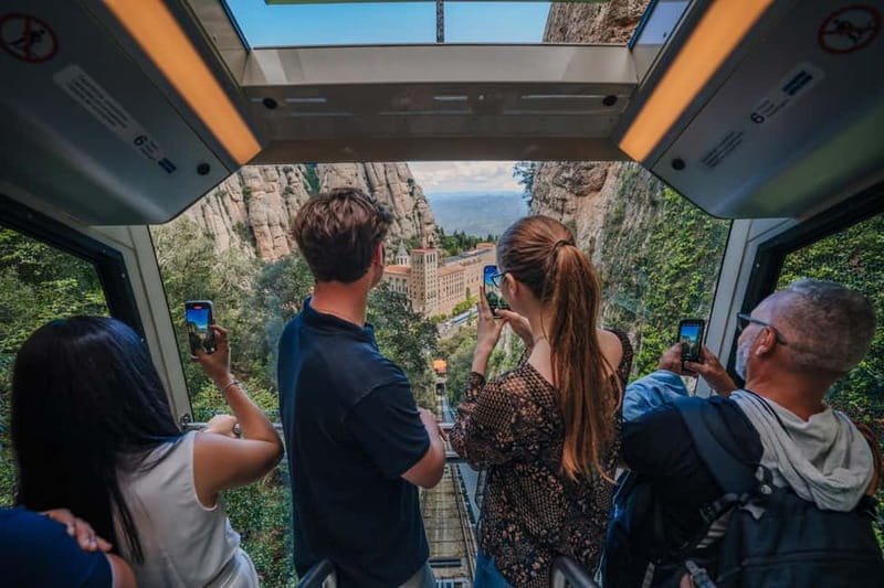 Barcelona: Montserrat Monastery and Black Madonna Day Trip - Getting to Montserrat: Eixample pickup and the ride up
