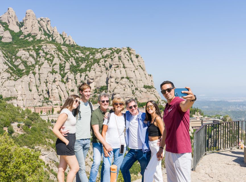 Barcelona: Montserrat, Winery Tour & Lunch with Wine Tasting - Winery cellar tour and sommelier-led wine tasting