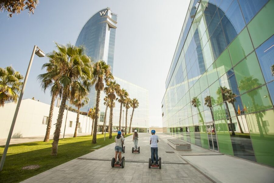 Barcelona: Old Port and Gothic Quarter Guided Segway Tour - The marina promenade, yachts, beaches, and sea-breeze momentum