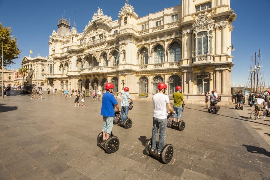Barcelona: Old Town & Seafront Segway Tour - The waterfront section, Port Vell to Olympic Port in photo-stop mode