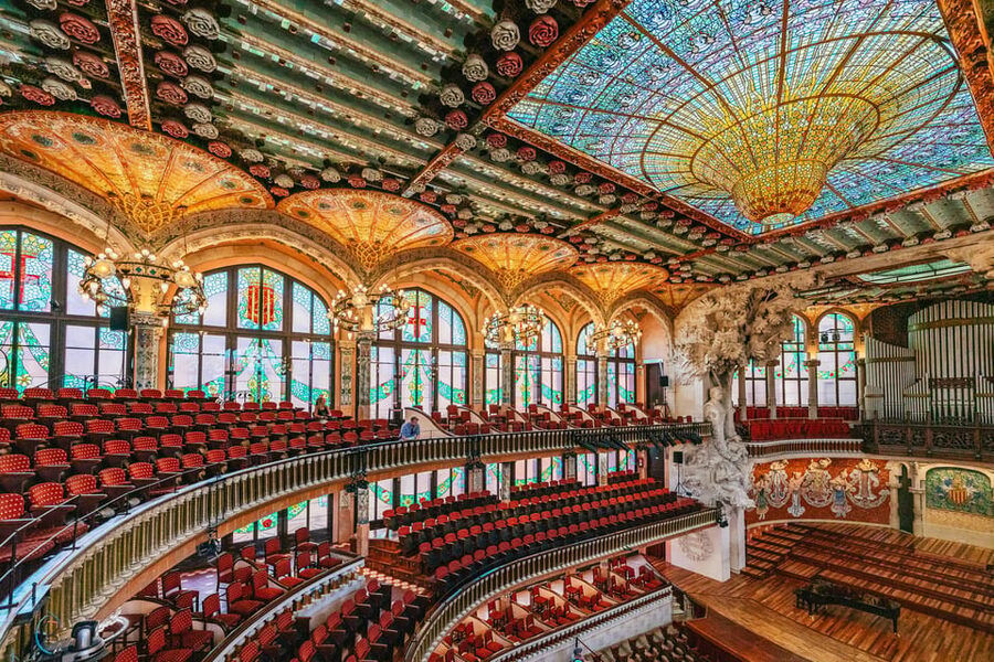 Barcelona: Palau de la Música Guided Tour - The Rehearsal Hall of Orfeó Català: 1905 to today