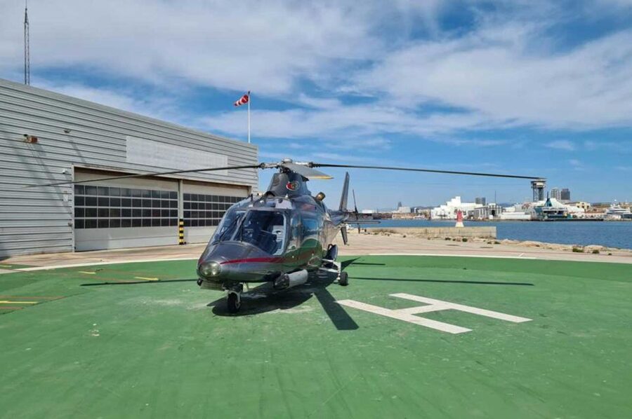 Barcelona: Panoramic Helicopter Flight & Boat Transfer - Port Forum and the Blue Museum: modern Barcelona from a new angle