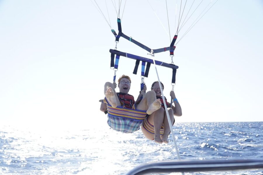 Barcelona: Parasailing with 360º Panoramic Skyline Views - JetScoot Port Fòrum Meet Point, and What Happens First