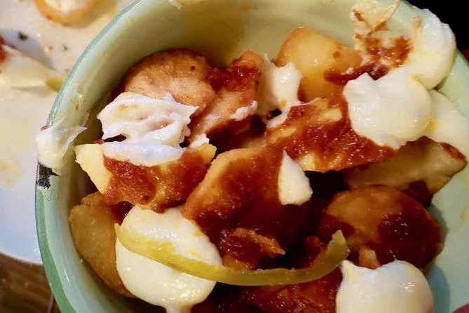 Barcelona Poble Sec Tapas & Wine Tour - Stop 2: Carrer del Roser, DIY Bread, and the Bravest Patatas Bravas