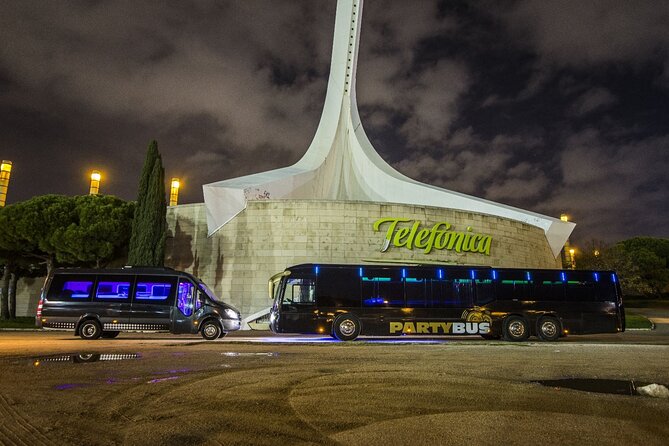 Barcelona Pool Party - Party Bus Route With Barcelona Viewpoints Before You Hit the Pool