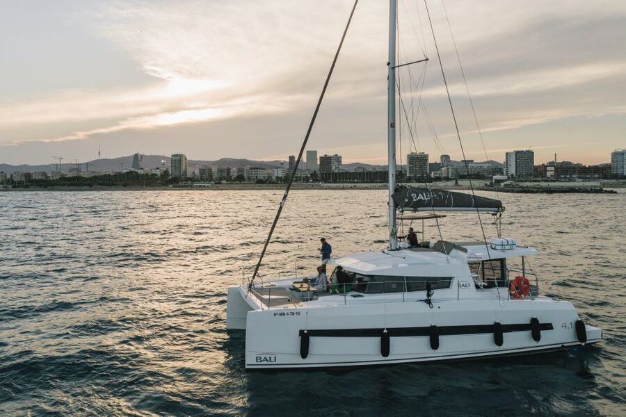 Barcelona: Private Catamaran Sailing with Drinks and Snacks - Skipper-Led Sailing Along the Barcelona Coastline