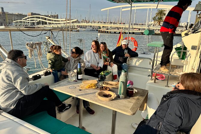 Barcelona Private Catamaran, Snacks and Cava, Sunset Option - It’s Private, So the Boat Feels Like Your Own Schedule