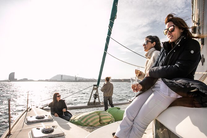 Barcelona Private Catamaran, Snacks and Cava, Sunset Option - Port Vell Old Port: Calm Water and a Proper Tapas Moment