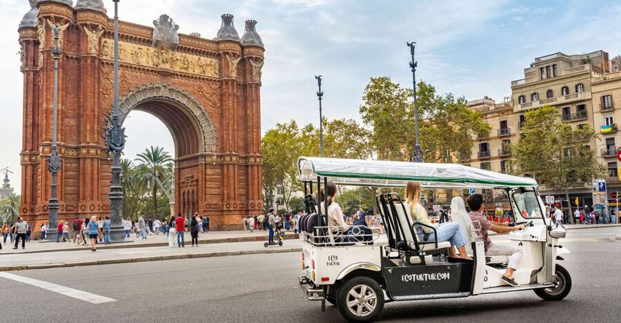 Barcelona: Private City Tour by Eco Tuk Tuk - How the Eco Tuk Tuk tour earns its keep