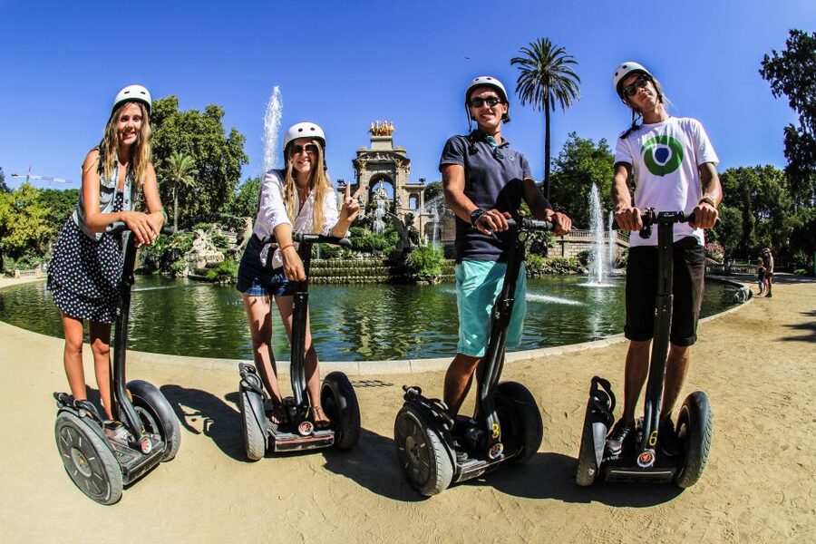 Barcelona: Private Guided Segway Tour - Port Olimpic and the twin towers at Torre Mapfre and Hotel Arts