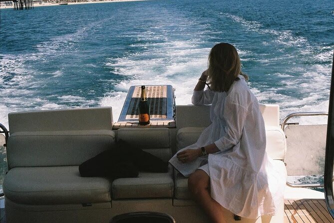 Barcelona Private Luxury Motor Yacht Sunset Cruise with Drinks - Torre Agbar from sea level: a different kind of famous