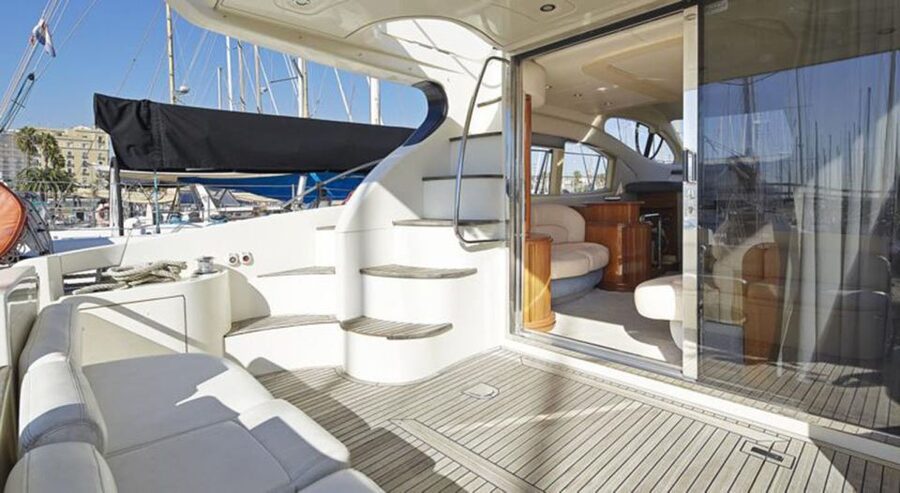 Barcelona: Private Motor Yacht Charter - Azymut 46 private yacht charter, starting from Barcelona’s Port Olímpic