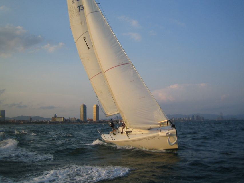 Barcelona: Private Sailing Trip with a Bottle of Cava - Barcelona’s skyline looks better from a sailing boat