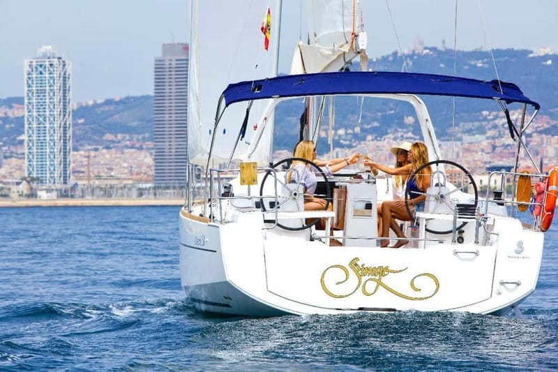 Barcelona: Private Sailing Trip with Drinks & Snacks (max 9) - Sailing Time Over the Mediterranean, With a Real Chance to Swim