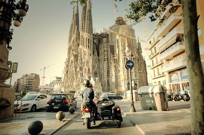 Barcelona Private Tour by Sidecar Motorcycle - Montjuic Hill viewpoints and the Olympic Ring, the city from above