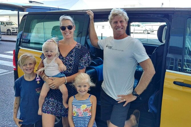 Barcelona Private Transfer from El Prat Airport to Cruise Terminal - Premium sedan or minivan, sized to your group
