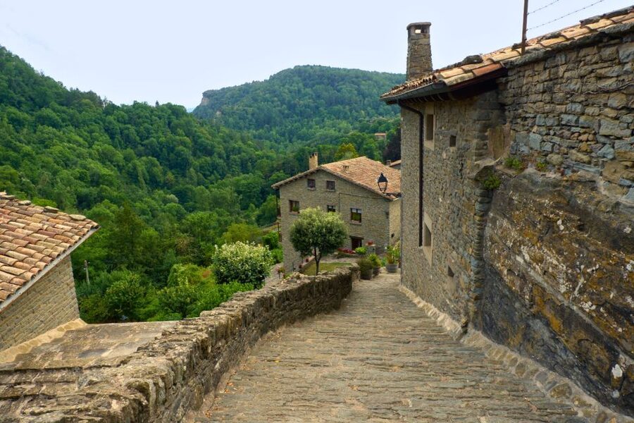 Barcelona: Pyrenees Villages and Trails Full-Day Tour - Catalan Country Lunch With Wine, Plus Bakery Pastries