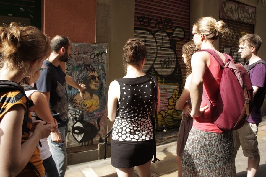 Barcelona: Raval Street Art and Graffiti Walking Tour - Cutting through Raval’s streets, and learning how to look