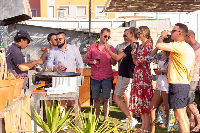 Barcelona Rooftop Paella Cooking Class with Sangria & Local Host - Starters First: Tomato Salad and Pan con Tomate