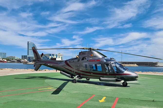 Barcelona's Panoramic Helicopter Flight & Heliport Boat Transfer - The helicopter flight route: old town to Port Forum in minutes