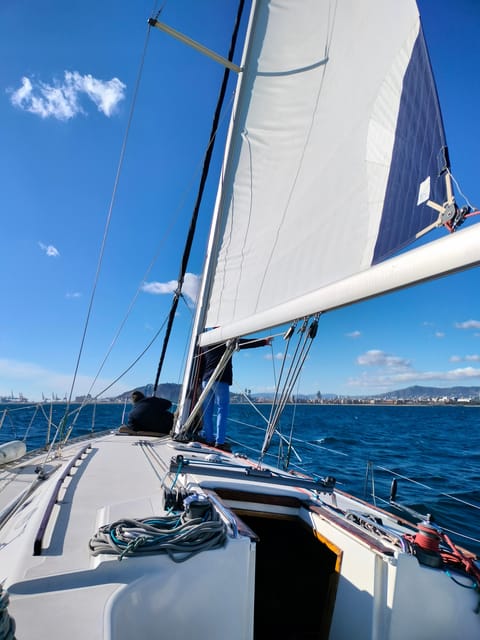 Barcelona: Sailing tour - The sea dip moment: what to expect when weather allows