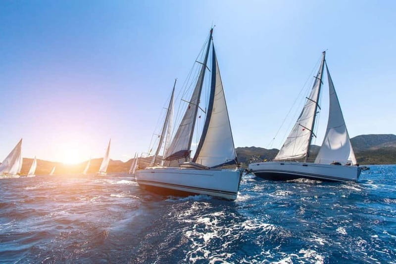 Barcelona: Sailing Tour with Tapas, Drinks and Swim Stop - Entering the right side of Barcelona, from Port Vell