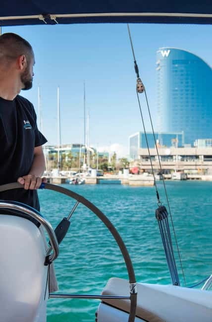 Barcelona: Sailing Tour with Young Local Captain & Drinks - La Barceloneta cruise: skyline views plus a guided touch