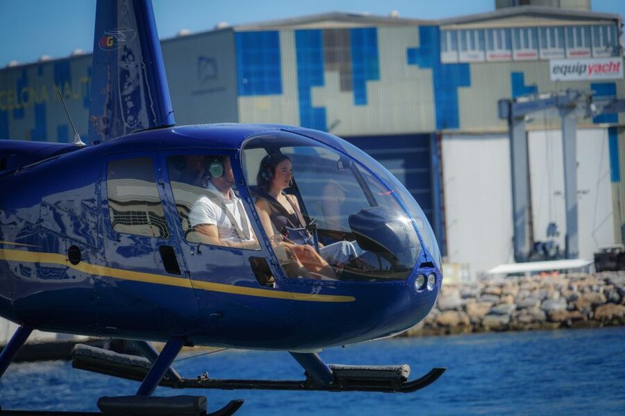 Barcelona: Scenic Helicopter Flight - What You Actually See: Sagrada Familia to the Port