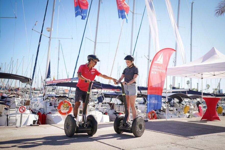 Barcelona: Segway Tour & Sailing Experience - Segway in Barcelona: the route that gets you oriented quickly
