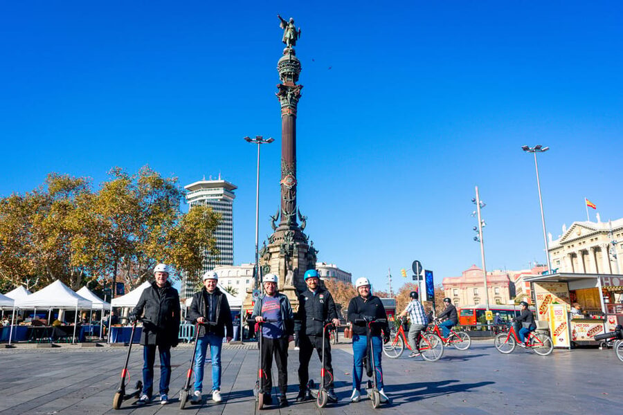 ❤️Barcelona Segway Tour ❤️ with a Local Guide - Your route, stop by stop: Muralla romana to the Olympic coast
