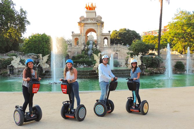 Barcelona Segway Tour - Arc de Triomf to Parc de la Ciutadella, where the tour teaches you to ride