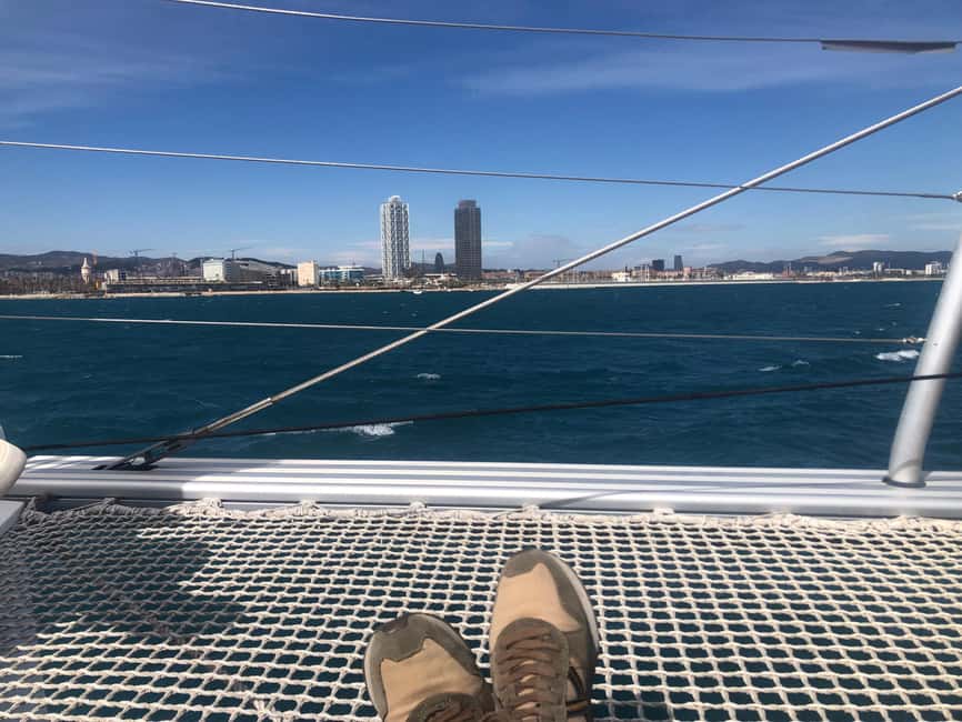 Barcelona: Shared cruise on luxury catamaran Drinks + Snacks - Itineraries you will feel: how the stop timing shapes your photos