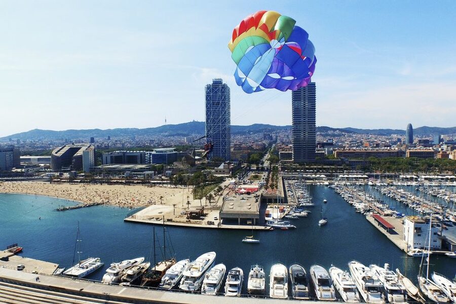 Barcelona: Small-Group Parasailing Experience - Port Fòrum: Where Barcelona Parasailing Starts
