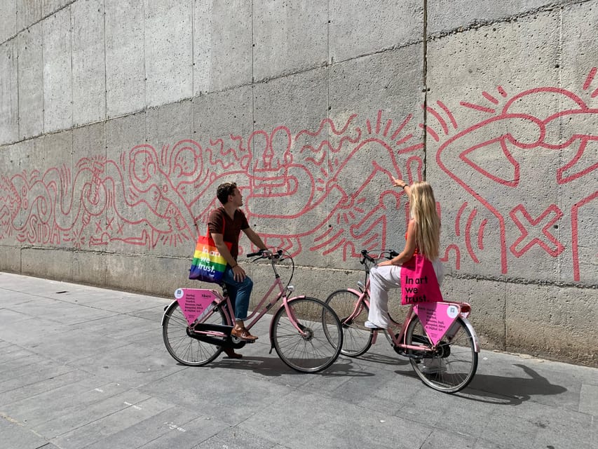 Barcelona | Street Art Bike tour - Moving toward Passeig de Gràcia, and Gaudí’s big-city icons