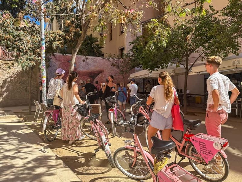 Barcelona | StreetArt Bike Tour Moco Museum - Mariscal’s Gamba, BCNs Head, and the playful side of public art