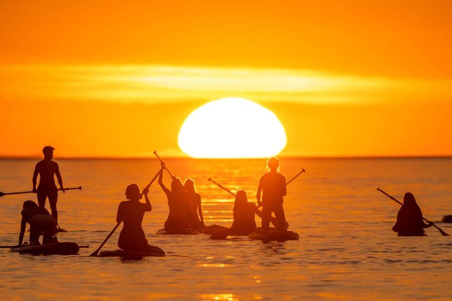 Barcelona: Sunrise Paddleboarding with Instructor and Photos - Break time back on the beach: reset without killing the vibe