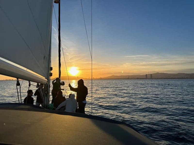 Barcelona: Sunset Boat Trip with Cava Wine and Snacks - Private Sailboat Option: Choose the Route With the Skipper