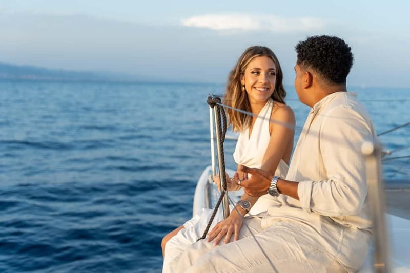 Barcelona: Sunset Catamaran Cruise with Wine and Tapa - Deck Layout and Views: How to Get the Best Sunset Angles