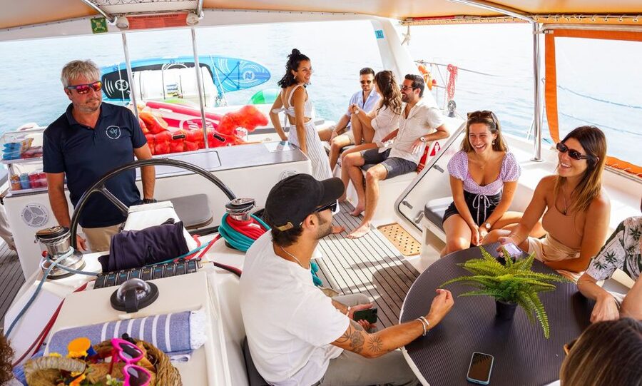 Barcelona: Sunset or Day Catamaran Cruise with Tapa & Drink - Getting there at Marina Vela: logistics that matter