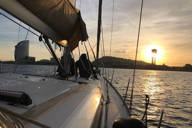 Barcelona Sunset Private Sailing with Light Snacks and Open Bar - Swim stop depends on conditions, and weather affects the experience