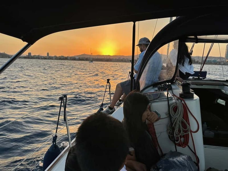 Barcelona: Sunset Sailboat Cruise with Open Bar and Snacks - Price and value at about $54 per person