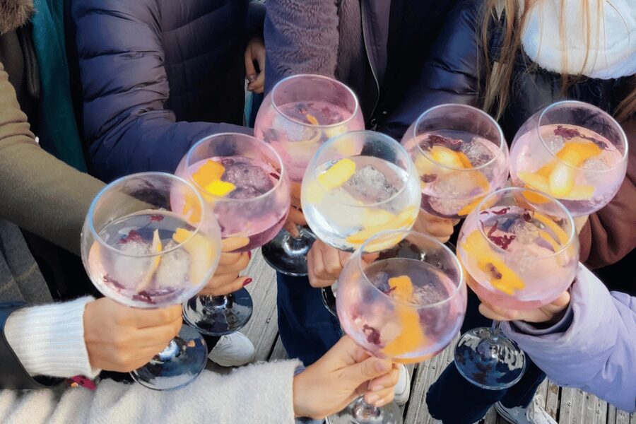 Barcelona Sunset Sailing with Gin Tonic Workshop Option - The onboard setup: luxury comfort, not a crowded cattle car