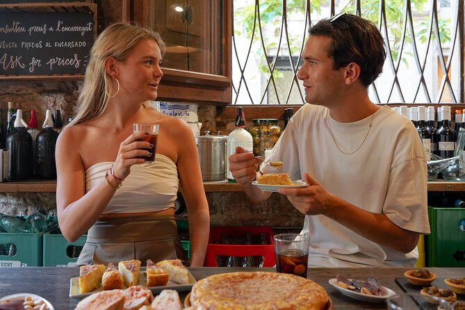 Barcelona Tapas and Wine Experience Small-Group Walking Tour - Four tastings that add up to a full Barcelona meal