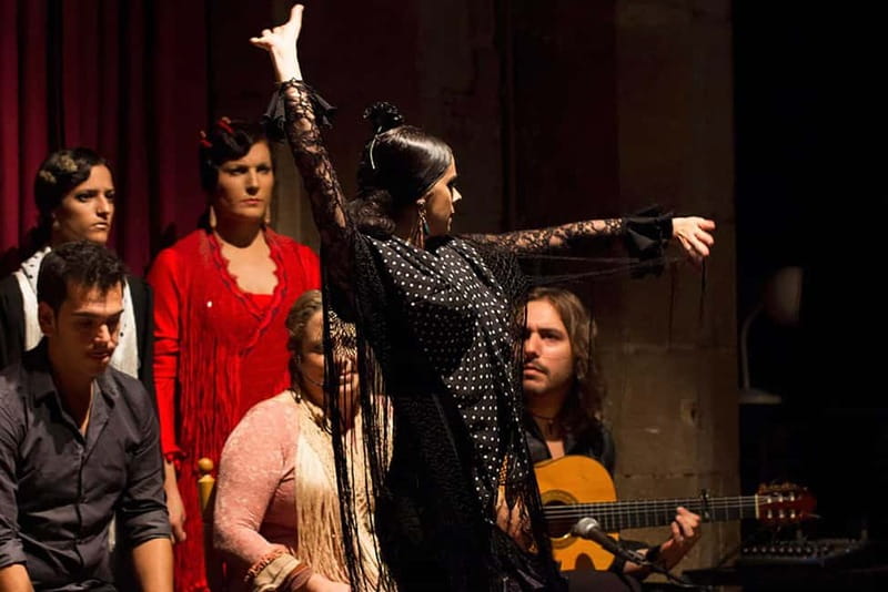 Barcelona: Tapas and Wine with Flamenco Show in the Old Town - The food: two-bar pintxos and tapas tasting done the Barcelona way
