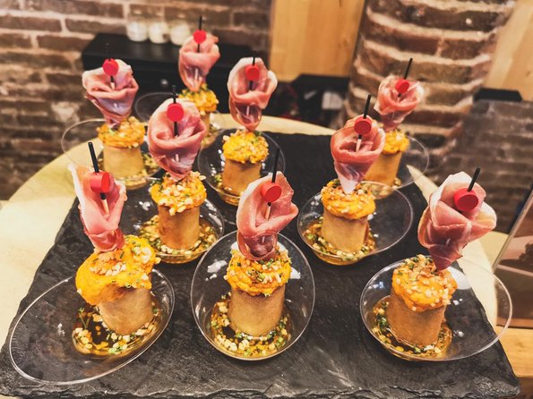 Barcelona: Tapas & Wine, Private Tour in Traditional Taverns - Five tavern stops on Carrer de Blai: what each one gives you