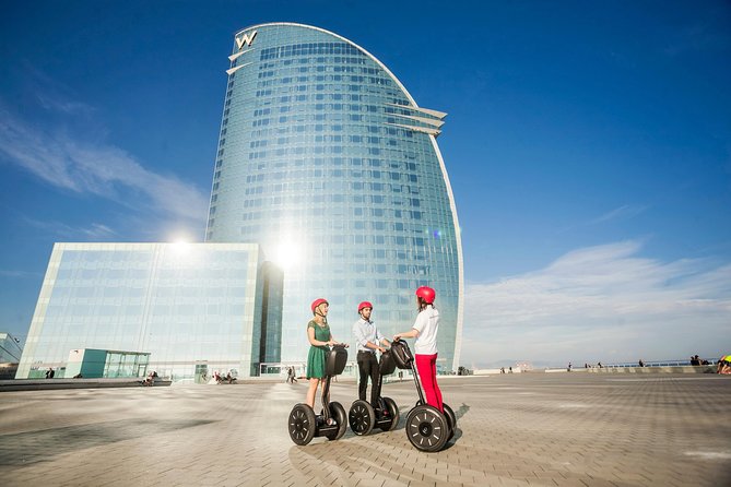Barcelona The Classic Segway Tour - Jardins de les Tres Xemeneies Start: Safety, Helmet, and Getting Comfortable